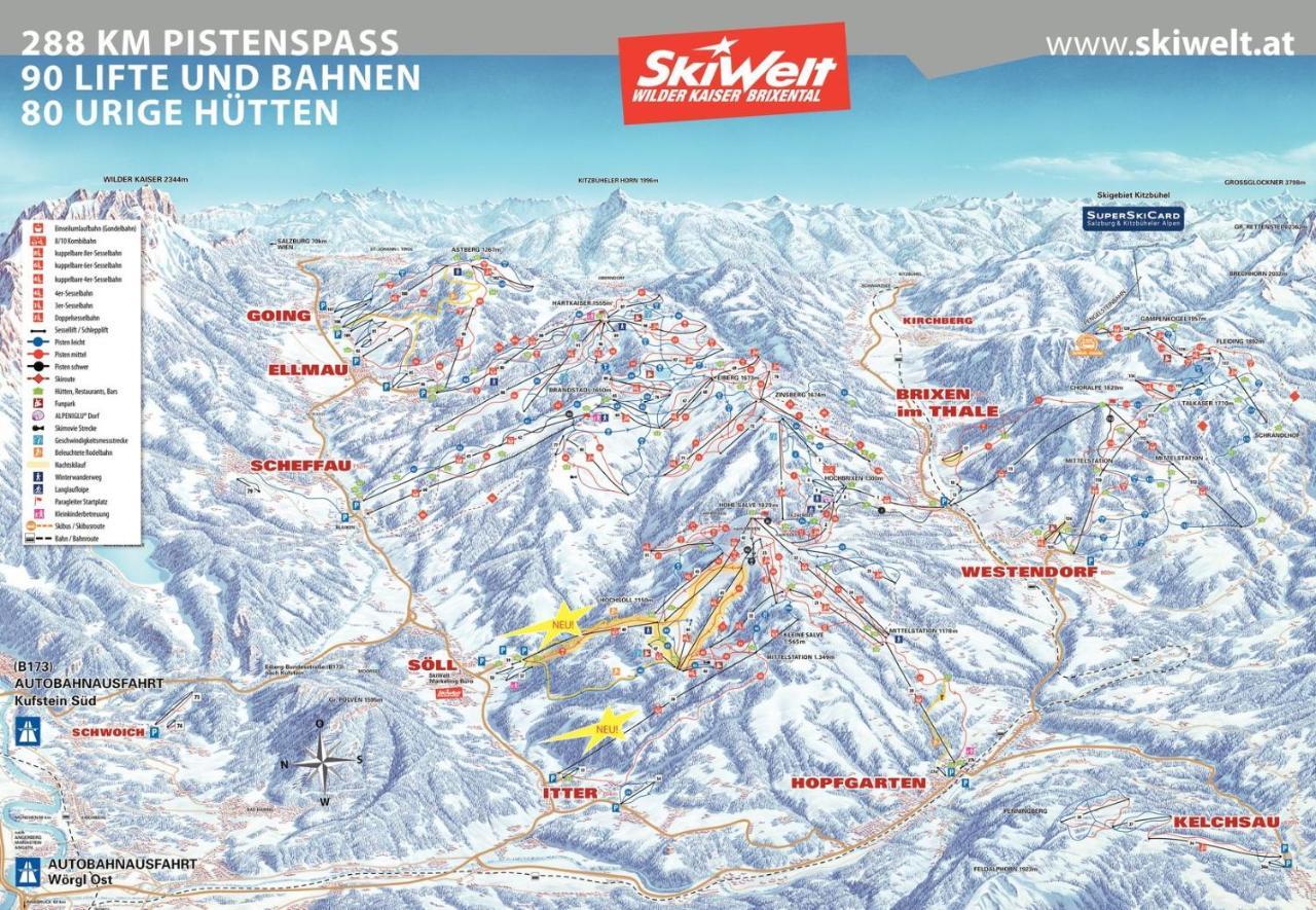 Ambiento Tirol Apartment เคียร์ชบิเคิล ภายนอก รูปภาพ
